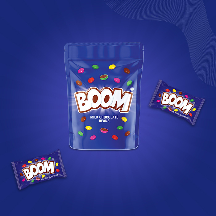 BOOM MILK CHOCOLATE BEANS